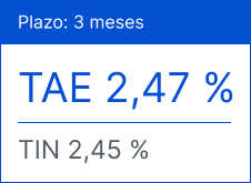 Plazo 3 meses